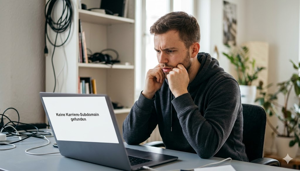Navigating the Challenge of Keine Karriere-Subdomain Gefunden